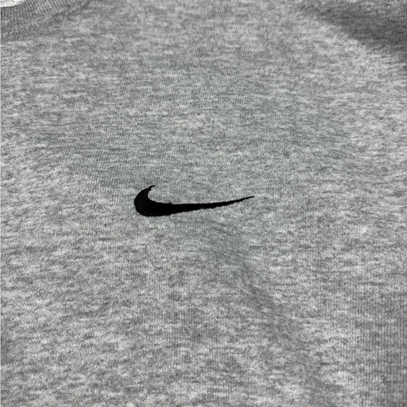 VTG 90s Nike White Tag Gray Crew Neck Sweatshirt Side Swoosh Check USA Size M - Picture 4 of 11